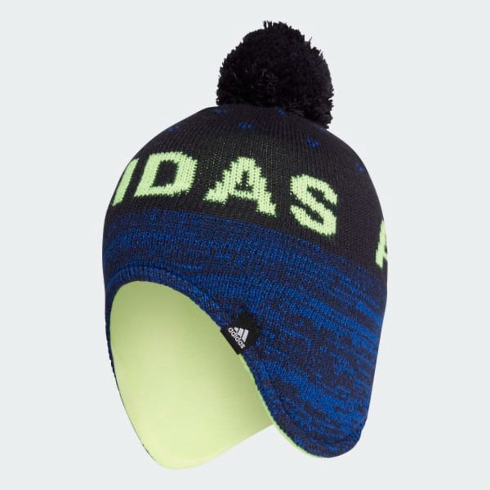 Adidas GE3303 Kids Toddler Peruvian  Pom Knit Hat